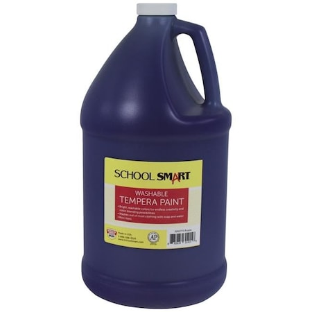 School Smart School Smart 2002773 1 gal Washable Tempera Paint; Purple 2002773